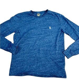 Polo Ralph Lauren custom slim fit long sleeve tee SZ small  navy